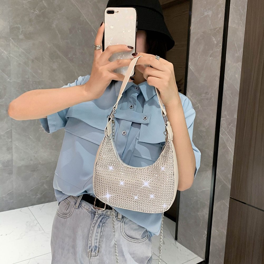 Women's chain shoulder bag
