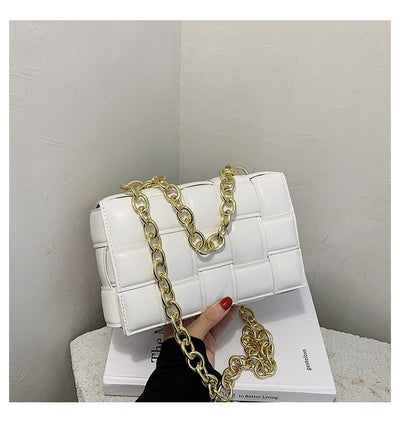 Small rhombus all-match stylish messenger bag