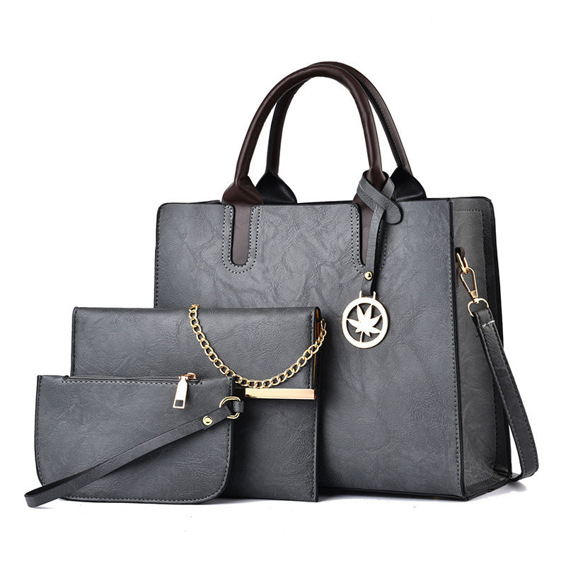 Women's Large Capacity Three-piece Messenger Bag