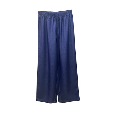 Plus size, women's jeans for summer high waist slimming, thin and wide leg pants 3513