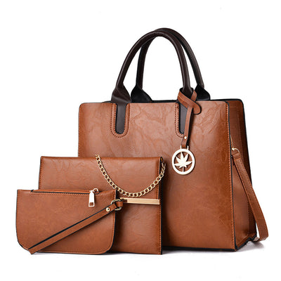 Women's Large Capacity Three-piece Messenger Bag